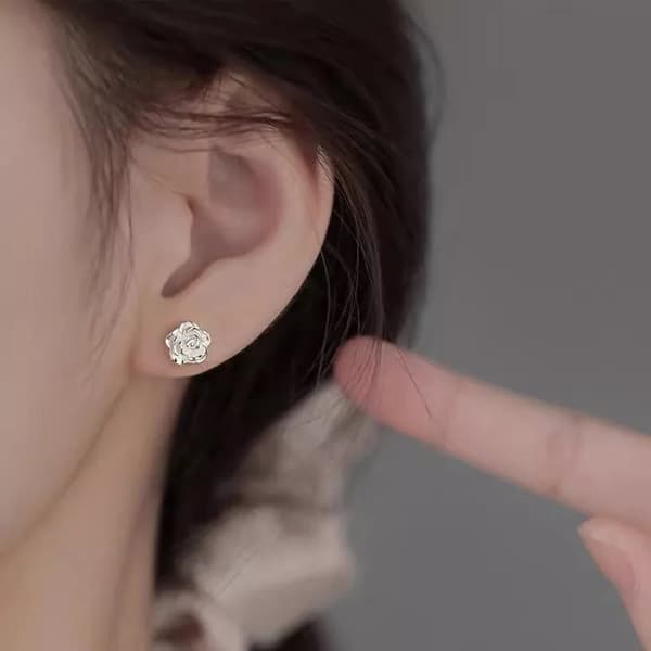 925 Sterling Silver Beautiful Flower Stud Earrings Jewellery Women Girls Gift UK