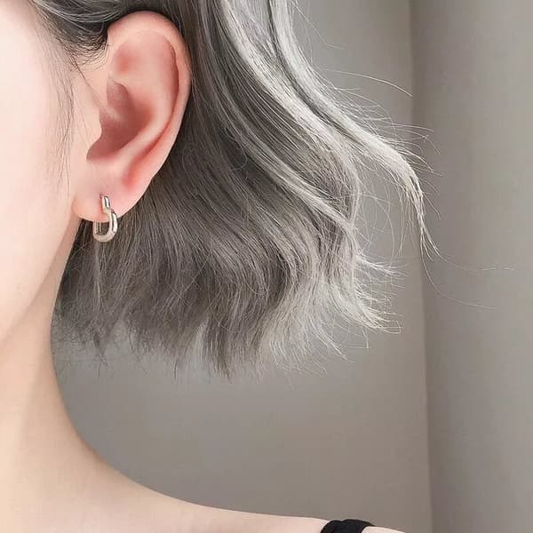 Womens Girls 925 Sterling Silver Love Heart Hoop Earrings Jewellery Gift UK