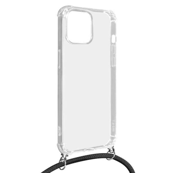 Coque - AVIZAR - iPhone 13 - Avtagbar rem - Silikon - Transparent