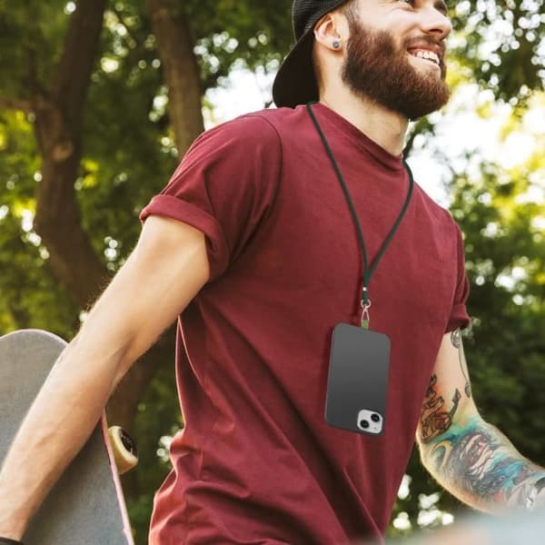 Smartphone Lanyard Grön, justerbar rem Lanyard