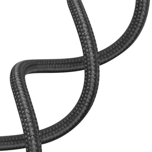Fodral med sladd för iPhone 15 - AVIZAR - Corda-serien - Svart - Nackrem 80cm