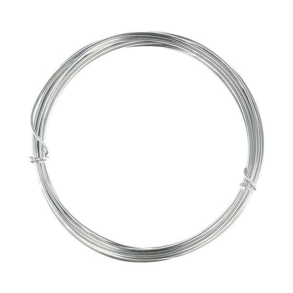 Tråd för Tricotin - Ospecificerad - 5 Meter - Silveraluminium - 1.5 mm - Blandet