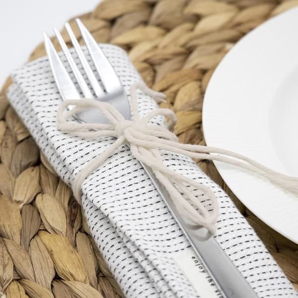 3 mm x 300 m Macramé-rep Beige bomullstråd - (+/-) 0,5 mm tjocklek - 15-lagers garn - Naturlig sladd
