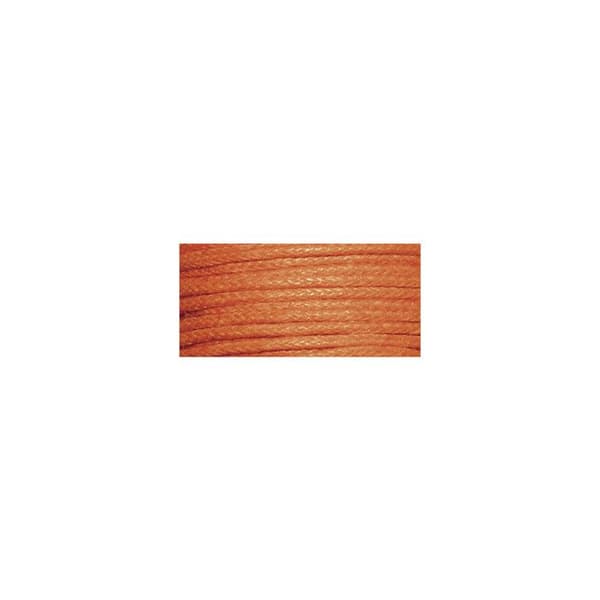 Cordon Orange Coton ciré Ø 1mm 20 m