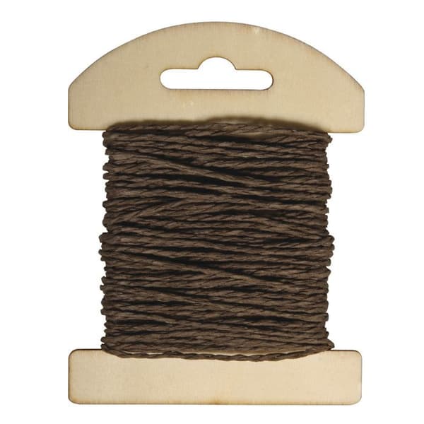 Cordon - RAYHER - Papprör - 1,2mm ø - Mörkbrun - 10m
