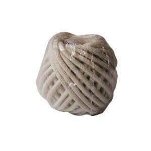 Vit bomull 4mm 100grs