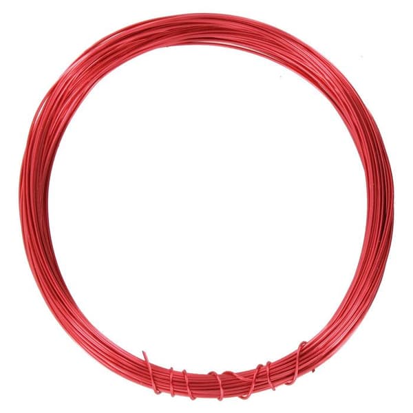 Metalltråd Smycken att virka Ø0,4 mm x 10 m Röd