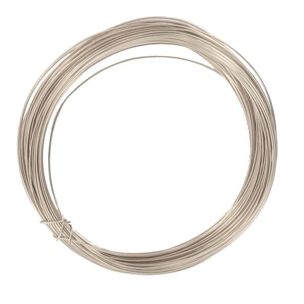 Tråd av metall Smycken att virka Ø0,4 mm x 10 m Silverfärgad