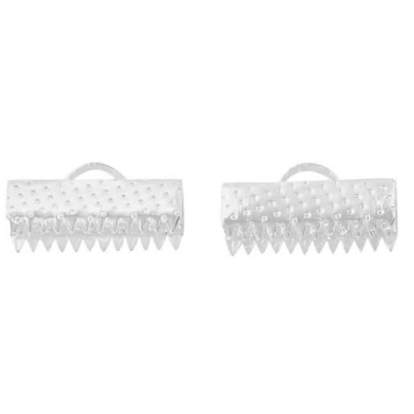 Platta ändar - MegaCrea - Silver - 6 x 16 mm - 10 st - Gör det själv tillbehör
