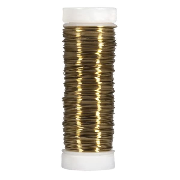 Fil i mässing färg 0,40 mm Rulle 40 m
