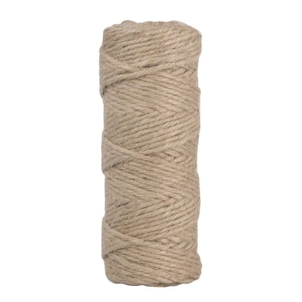 Jutegarn 4-lagers Ø 3,5mm Nature 50m spole - Rayher Beige