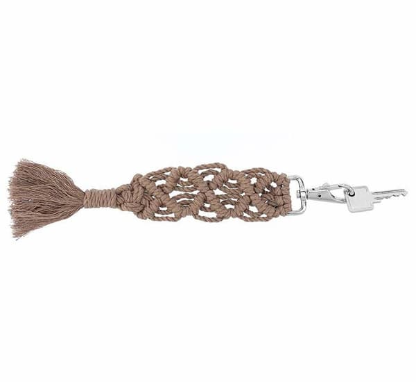 Glorex - 5 1007 03 - Macrame Rope, Ljusbrun twist, Set med 63 delar
