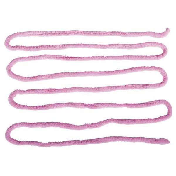 Polyester chenillegarn 3 m rosa