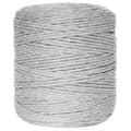 Miniatyrbild 3 av 4: 3mm x 200m Ljusgrå Macramé-rep - Tråd av bomull och polyester - (+/-) 0,5 mm tjocklek - Naturligt snörtråd