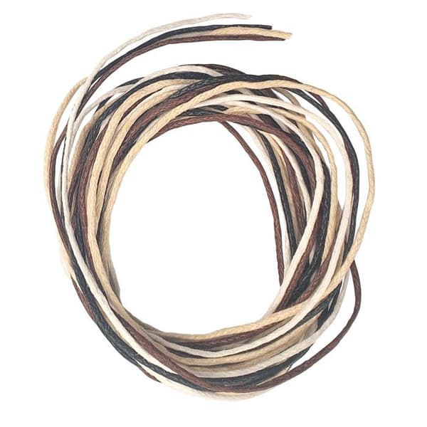 Coton ciré naturliga färger 1mm x 1m 4 trådar