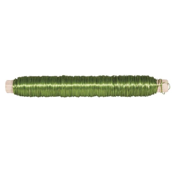 Fil blommor 0,55 mm Grön maj Träspole 100 g