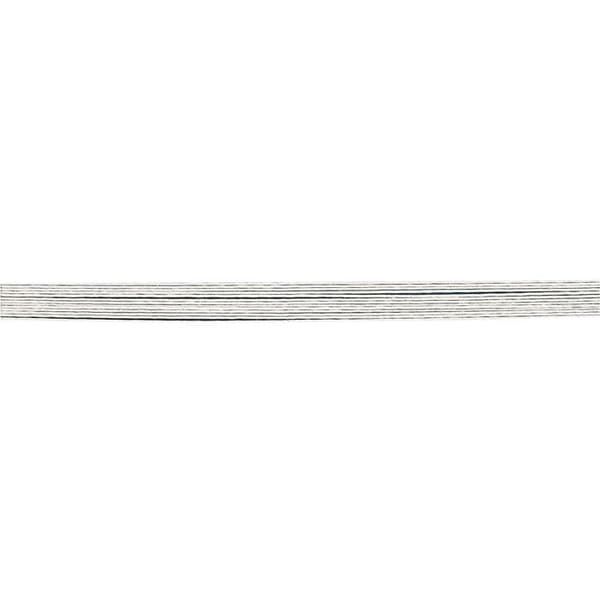 Blommig tråd 50 cm 1 mm Vit 20 stycken