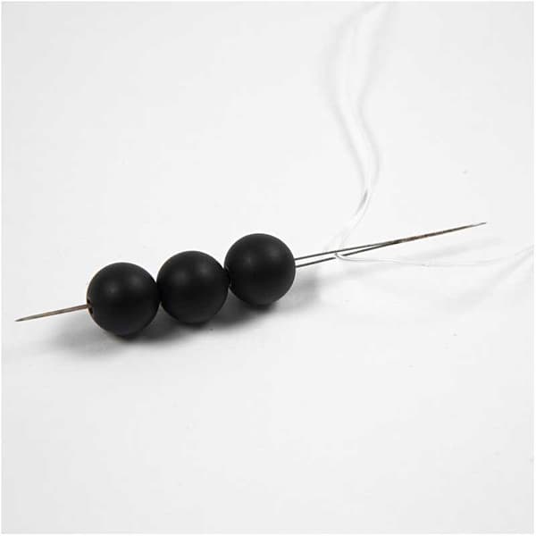 Perlenål, L: 6 cm, tykkelse 0,3 mm, 5 stk./ 1 pk.