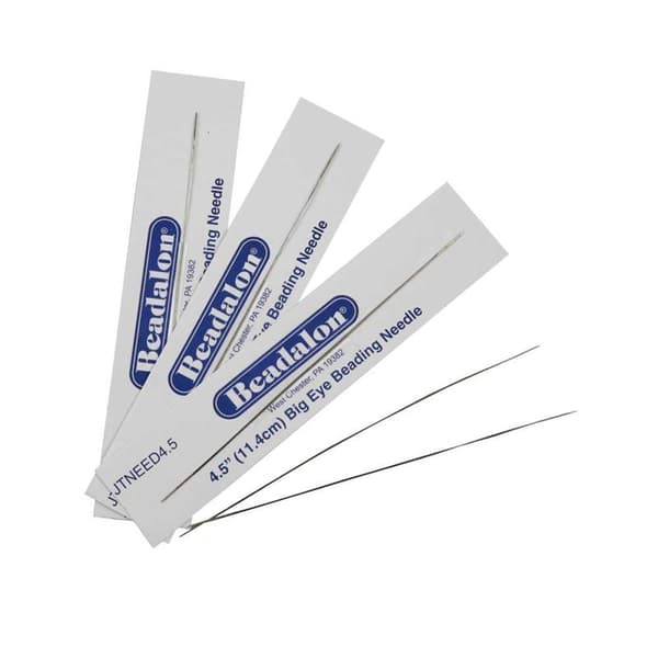 Perlenål, L: 6 cm, tykkelse 0,3 mm, 5 stk./ 1 pk.