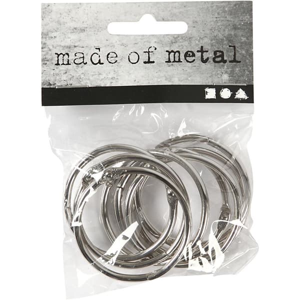 Bokring, dia. 38 mm, tykkelse 3 mm, 8stk./ 1 pk.