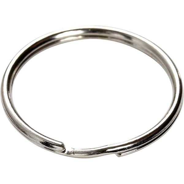 Nøkkelringer, dia. 30 mm, 80 stk./ 1 pk.