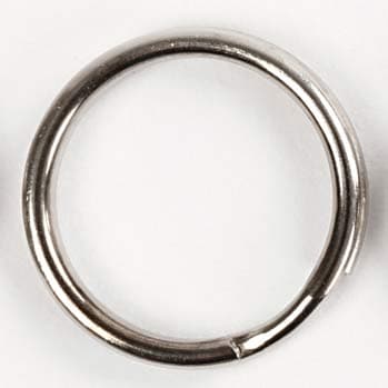 Nøkkelringer, dia. 12 mm, 10 stk./ 1 pk.