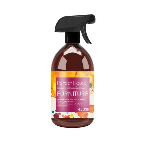 PERFECT HOUSE_Furniture profesjonalne mleczko do mycia i pielÄâ"¢gnacji mebli Pink Pepper & Oakmoss 450ml