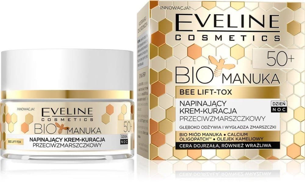 Organic Manuka 50+ Eveline spänning krem-