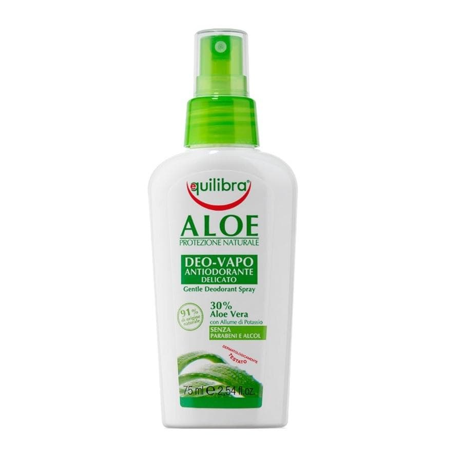 EQUILIBRA_Aloe Protezione Naturale Gentle Deodorant Spray aleosowy dezodorant anti-odour Aloe Vera 75ml