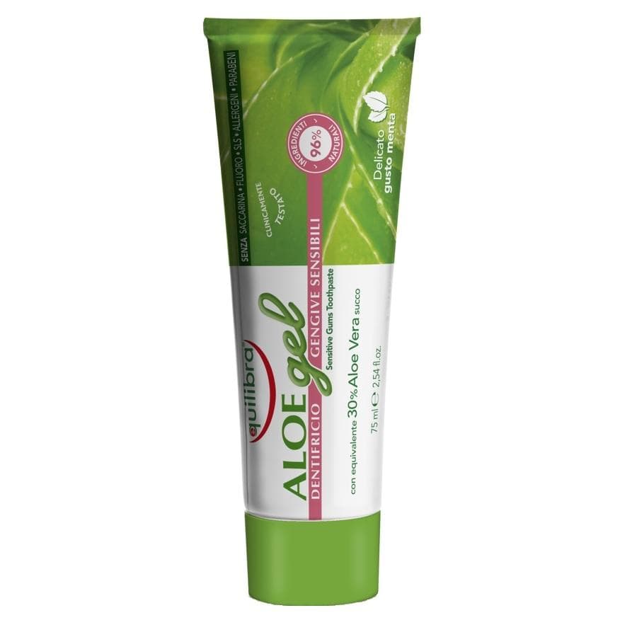 EQUILIBRA_Aloe Gel Sensitive Gums Toothpaste pasta do zÄâ"¢bĂłw wraĹĽliwych Aloe Vera 75ml