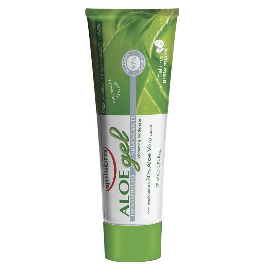EQUILIBRA_Aloe Gel Whitening Toothpaste pasta do zÄâ"¢bĂłw wybielająca Aloe Vera 75ml