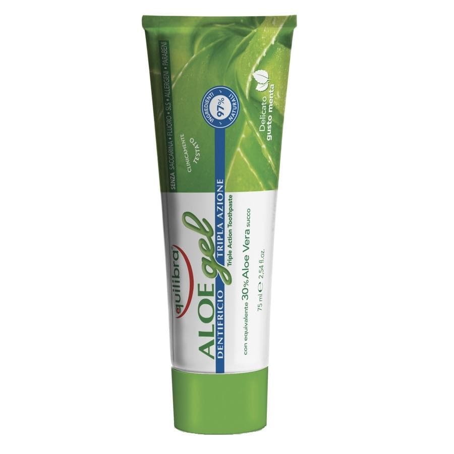 EQUILIBRA_Aloe Gel Triple Action Toothpaste pasta do zÄâ"¢bĂłw o potrĂłjnym dzia�aniu Aloe Vera 75ml