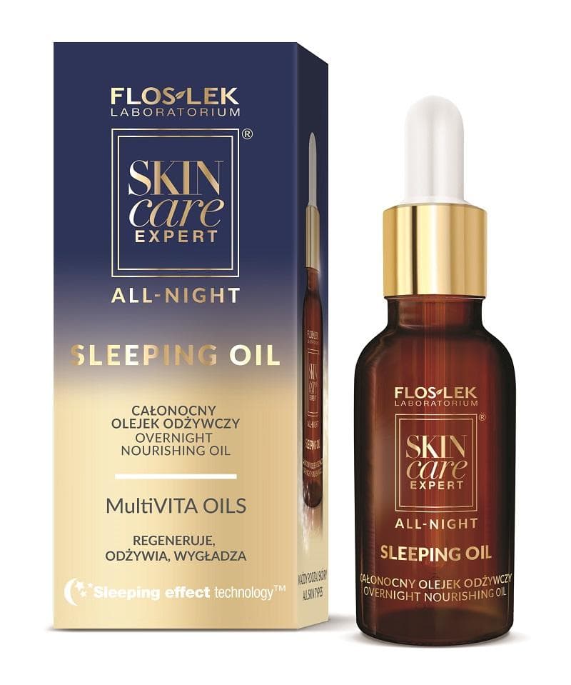 FLOSLEK Skin Care Expert HELA NATTEN närande olja 30ml
