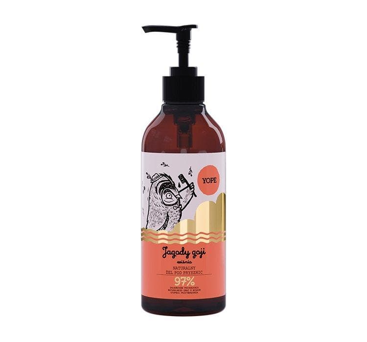 YOPE_Naturalny ĹĽel pod prysznic Jagody Goji i Wi�nia 400ml
