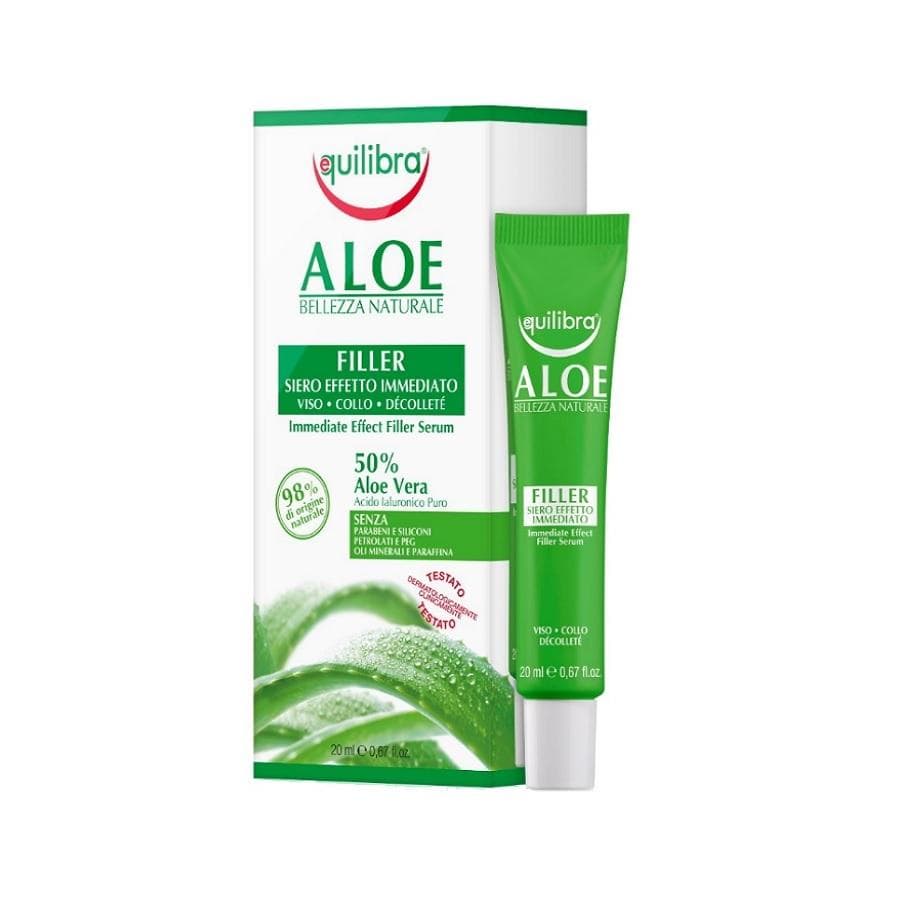 EQUILIBRA_Aloe Bellezza Naturale Immediate Effect Filler Serum aloesowe serum wype�niające z efektem natychmiastowym Aloe Vera 20ml