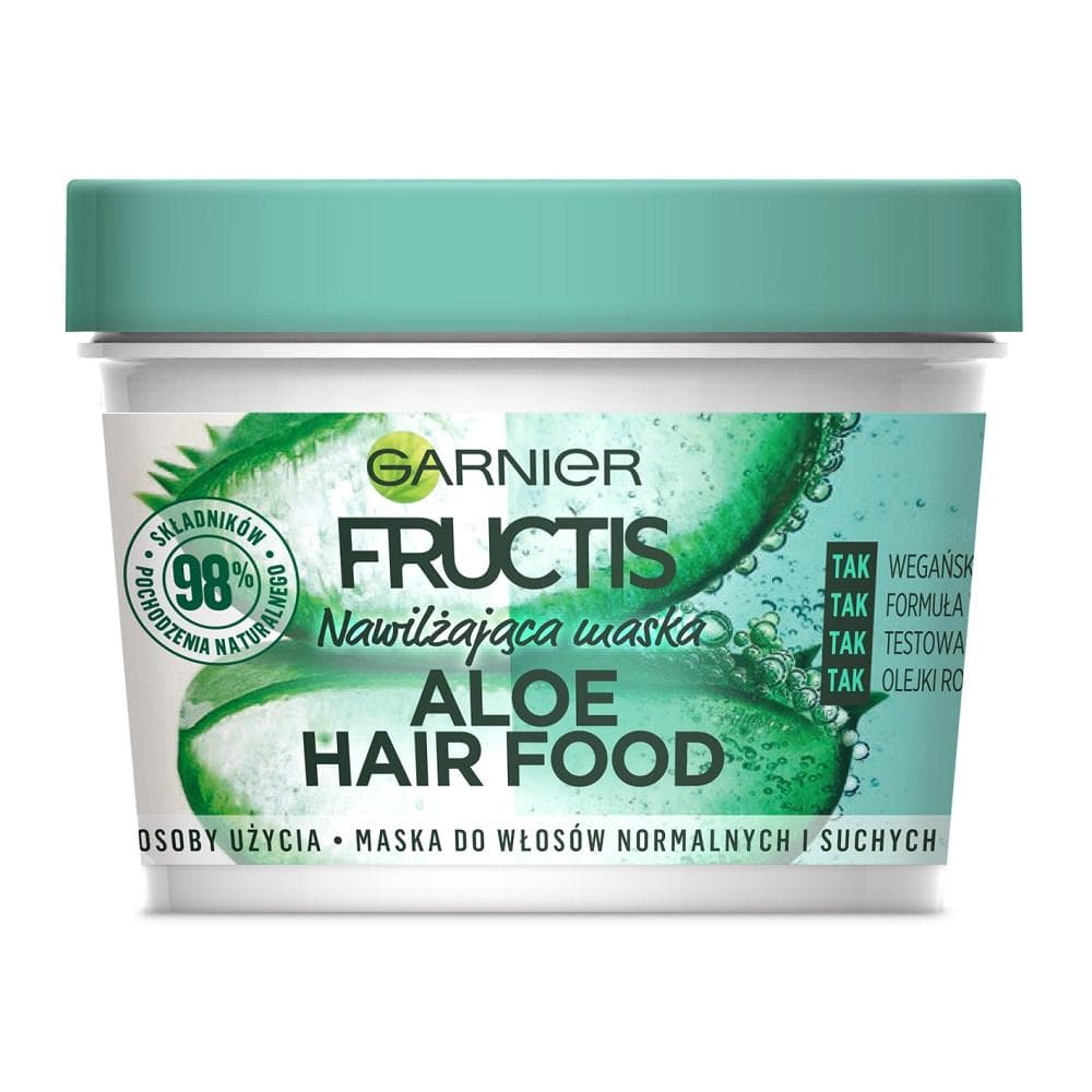 Garnier Fructis Hair Food Aloe Vera Hydrating fuktgivande mask för torr och normalt hår 390 ml