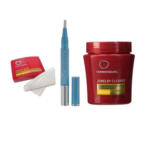 Precious Jewelry Cleaner Pack 236 ml + 25 Wipes + Diamond Stick