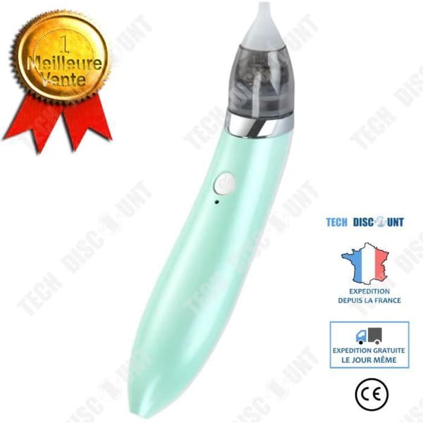 TD® Baby Aspirator, Nyfödda Dagliga Nödvändigheter Upp till Rengöring Snor och Avföring, Baby Electric Nasal Aspirator