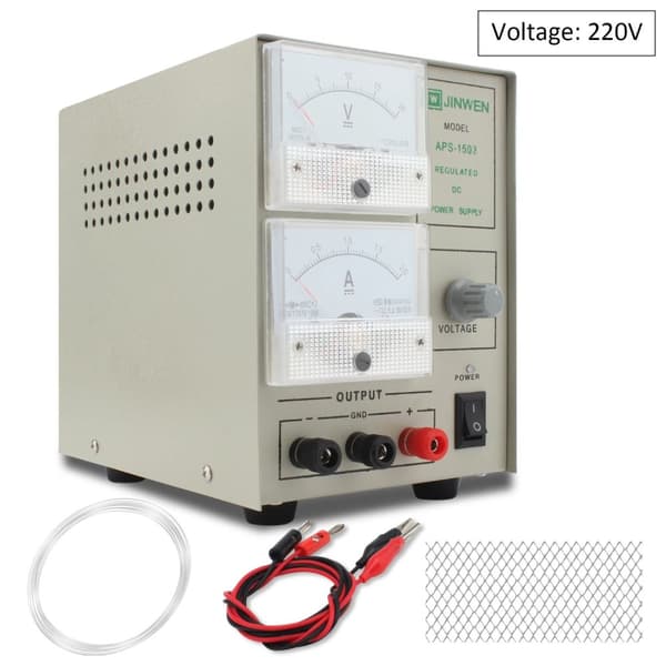 Smykkeelektropladeringsmaskine, Justerbar Spænding 20V, 2.0A Strøm,220V
