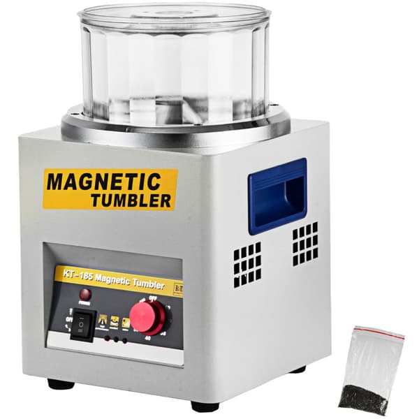 Magnetinen korujen kiillotuskone, 250W teho, 1400-2000 RPM nopeus, säädettävä ajastin