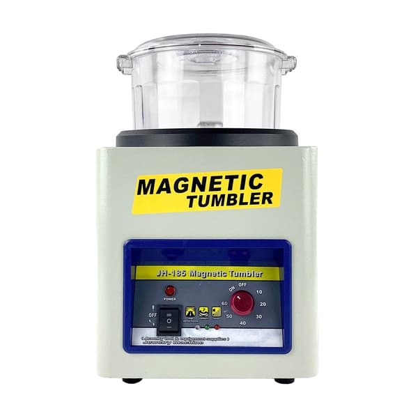 Elektrisk magnetisk tumbler, 2000 omdr./min hastighed, 600g kapacitet, justerbar tid 10-60 min,220V EU stik