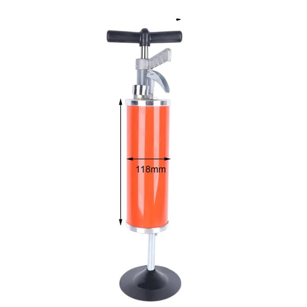 Effektivt håndværktøj, 533mm højde, 118mm cylinderdiameter,Orange