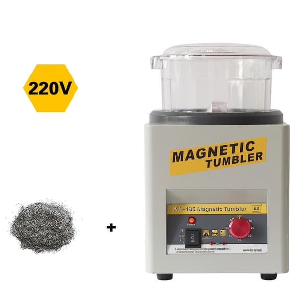 Smycken Magnetisk Polerare, 2000 RPM Hastighet, Justerbar Tidskontroll,220V