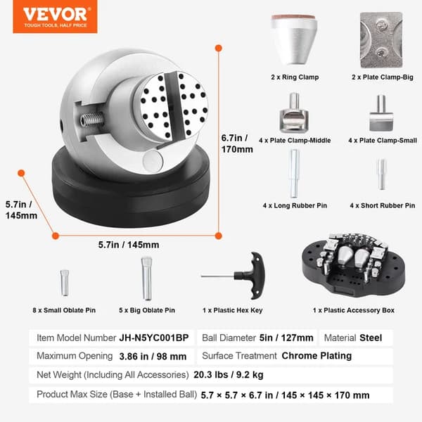 Gravering Boldskrue, 360 graders rotation, Smykkegravering Vedhæftning, 5in 35 stk