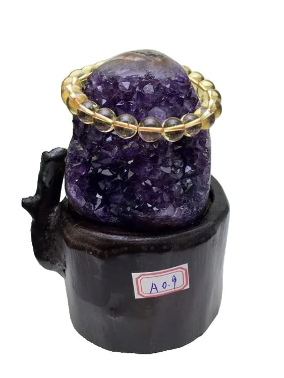 Naturlig Amethyst Geode Krystal, 60-110 mm Størrelse, 900-2400 Vægt,N5 900g