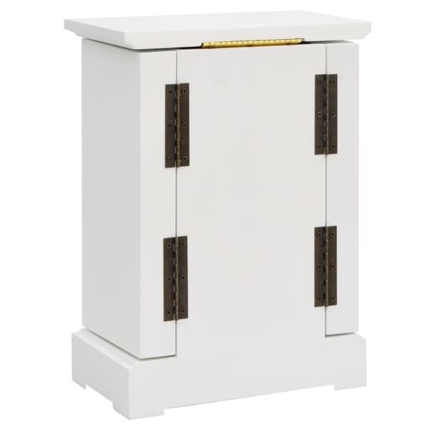 vidaXL Smykkeskrin med speil MDF 25x13,5x34 cm
