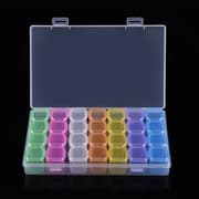 28-Slots diamond painting clear storage box - Förvaringsbox