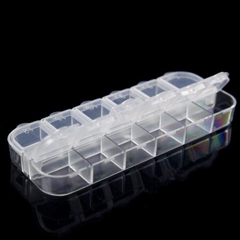 2-st Förvaringsbox med 12 fack - 13 x 5 cm