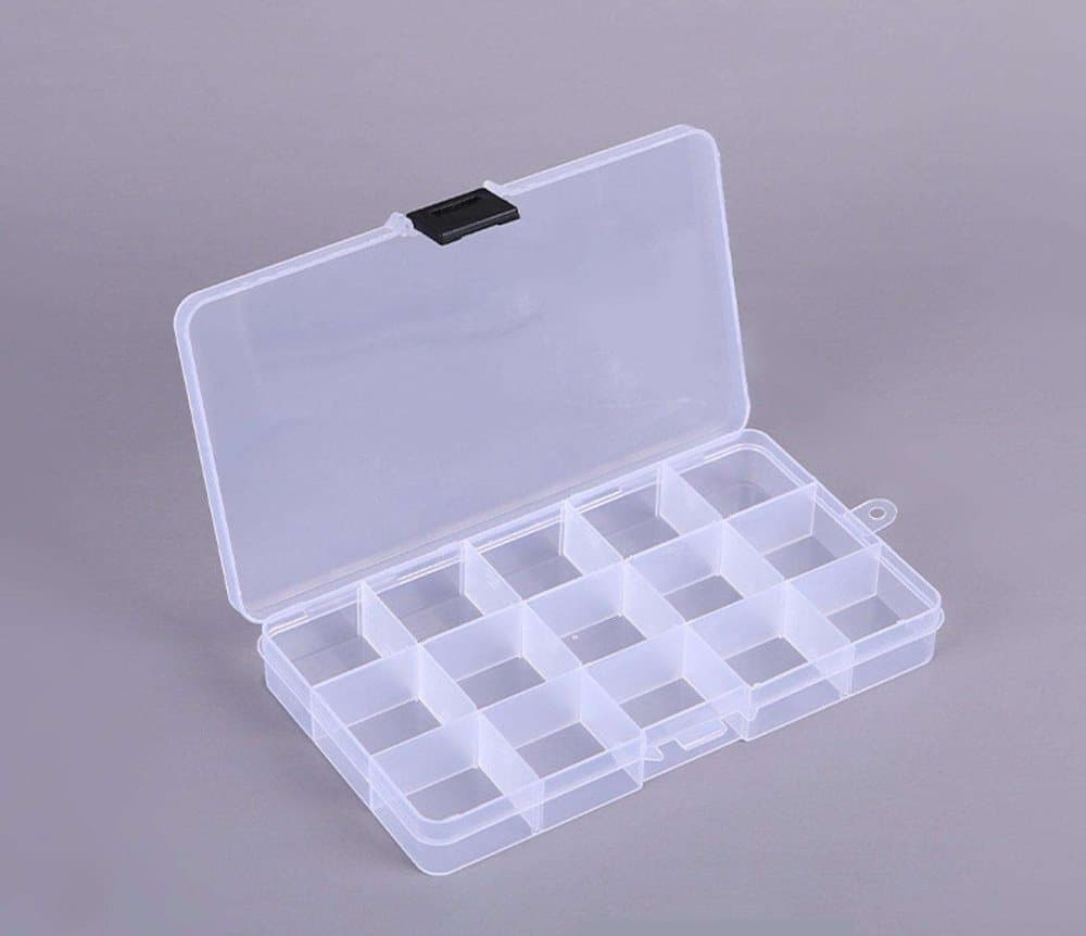 Förvaringsbox med 15-fack - 17,4 x 9,8 cm - Organizer