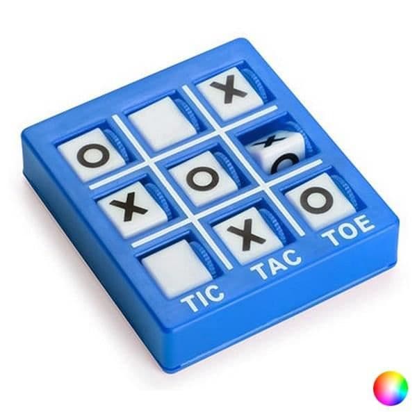 Tre i rad Tic Tac Toe Color Game Box - Ljusblå